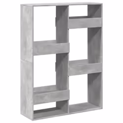 VidaXL 3309396, Gris, 7 étagères, Bois, Bois, 1000 mm, 330 mm