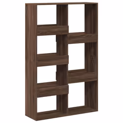 VidaXL 3309399, Marron, Chêne, 7 étagères, Bois, Bois, 1000 mm, 330 mm