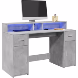 Avec un grand espace de rangement, une construction durable et des options d'éclairage LED, ce bureau est parfait pour créer  ...