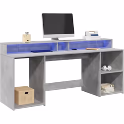 Avec un grand espace de rangement, une construction durable et des options d'éclairage LED, ce bureau est parfait pour créer  ...