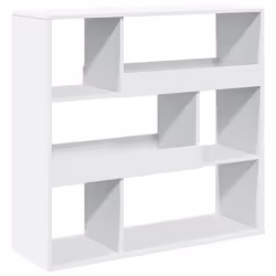 VidaXL 3309474, Blanc, 6 étagères, Bois, Bois, 1000 mm, 330 mm