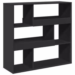 VidaXL 3309475, Noir, 6 étagères, Bois, Bois, 1000 mm, 330 mm