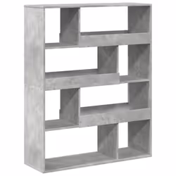 VidaXL 3309486, Gris, 8 étagères, Bois, Bois, 1000 mm, 330 mm