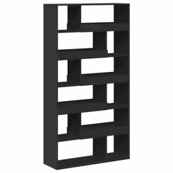 VidaXL 3309502, Noir, 12 étagères, Bois, Bois, 1000 mm, 330 mm