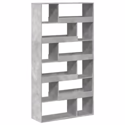 VidaXL 3309504, Gris, 12 étagères, Bois, Bois, 1000 mm, 330 mm