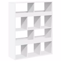 VidaXL 3309519, Blanc, 10 étagères, Bois, Bois, 1000 mm, 330 mm