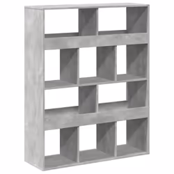 VidaXL 3309522, Gris, 10 étagères, Bois, Bois, 1000 mm, 330 mm