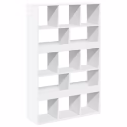VidaXL 3309528, Blanc, 13 étagères, Bois, Bois, 1000 mm, 330 mm