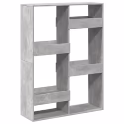 VidaXL 3309558, Gris, 6 étagères, Bois, Bois, 1000 mm, 330 mm