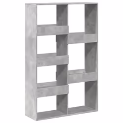 VidaXL 3309567, Gris, 7 étagères, Bois, Bois, 1000 mm, 330 mm