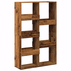 VidaXL 3309571, Bois naturel, 7 étagères, Bois, Bois, 1000 mm, 330 mm