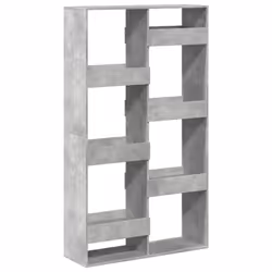 VidaXL 3309576, Gris, 8 étagères, Bois, Bois, 1000 mm, 330 mm