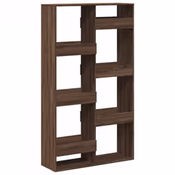VidaXL 3309579, Marron, Chêne, 8 étagères, Bois, Bois, 1000 mm, 330 mm