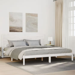 Cadre De Lit Extra Long Sans Matelas 180x210 Cm Bois Massif Vidaxl