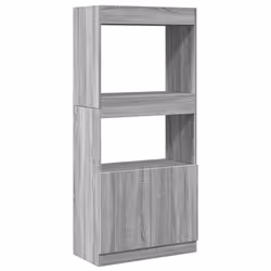 VidaXL 3309605, Gris, Chêne, Bois, Bois, 25 kg, 630 mm, 330 mm