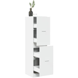 Vidaxl - Armoire d'apothicaire blanc 40x41x144,5 cm bois d'ingénierie