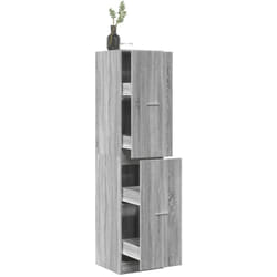 vidaXL Armoire apothicaire sonoma gris 40x41x174,5cm bois d'ingénierie