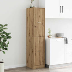 Armoire d'apothicaire chêne artisanal bois d'ingénierie - Vidaxl