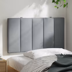 VidaXL 4019135 tête de lit et pied de lit Gris clair