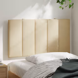 VidaXL 4019147 tête de lit et pied de lit Crème