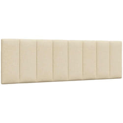 Coussin de tête de lit crème 160 cm tissu Vidaxl