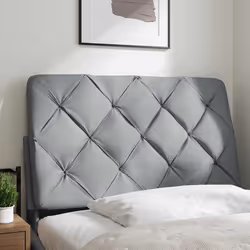 VidaXL 4019191 tête de lit et pied de lit Gris clair