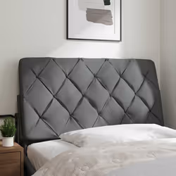 VidaXL 4019206 tête de lit et pied de lit Gris foncé