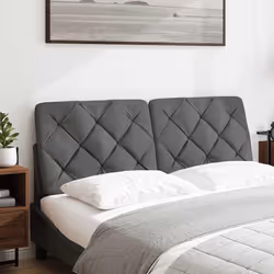 VidaXL 4019213 tête de lit et pied de lit Gris foncé