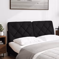 VidaXL 4019214 tête de lit et pied de lit Noir
