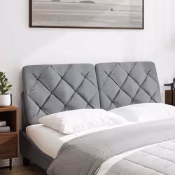 VidaXL 4019219 tête de lit et pied de lit Gris clair