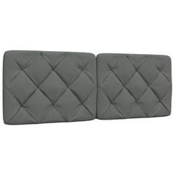 VidaXL 4019220 tête de lit et pied de lit Gris foncé