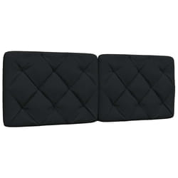 VidaXL 4019221 tête de lit et pied de lit Noir