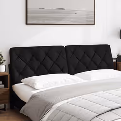 VidaXL 4019235 tête de lit et pied de lit Noir