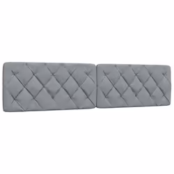 VidaXL 4019240, Gris clair, Polyester, Hollow polypropylene fiber, 2 m, 2020 mm, 48 cm