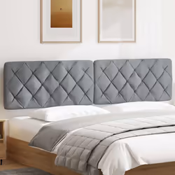 VidaXL 4019240 tête de lit et pied de lit Gris clair