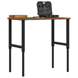 vidaXL Établi 100x60x(71,5-98) cm - Chêne