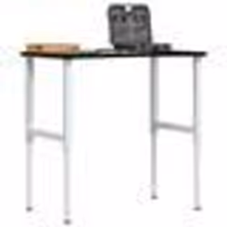 vidaXL Établi marron foncé 100x60x(71,5-98) cm bois de chêne massif