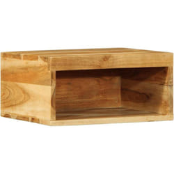 Vidaxl - Meuble tv mural 40x30x19 cm bois massif d'acacia