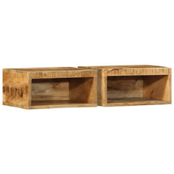 Vidaxl - Meubles tv muraux 2 pcs bois de manguier massif brut