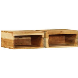 Vidaxl - Meubles tv muraux 2 pcs bois massif d'acacia