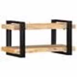 vidaXL Étagère murale 70x33x35 cm bois de manguier massif brut étagère flottante étagère murale dexposition étagère CD 401748 ...