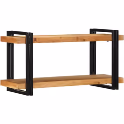 Maximisez votre espace intérieur et donnez du style à votre mur avec cette étagère murale ! Matériau robuste et stable : le b ...