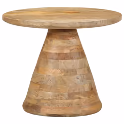VidaXL 4017536 Table à café, latérale et de salon Forme arrondie