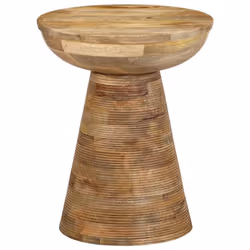 VidaXL 4017538 Table à café, latérale et de salon Forme arrondie