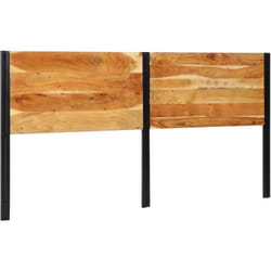 Vidaxl - Tête de lit 200 cm bois massif d'acacia et fer