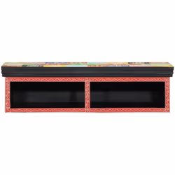 Ce meuble TV en bois d'ingénierie est un bon mix de praticité et de style moderne, parfait pour n'importe quel salon. Sa fini ...
