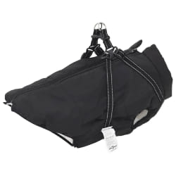 vidaXL Manteau Chien 4XL Noir