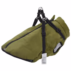 vidaXL Manteau pour chiens avec harnais imperméable réfléchissant L52