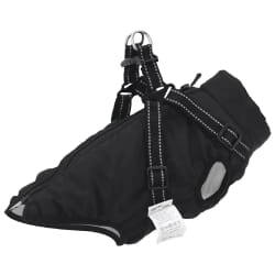 vidaXL Manteau pour chiens avec harnais imperméable réfléchissant L28