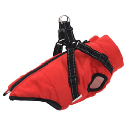vidaXL Manteau Imperméable - S Rouge
